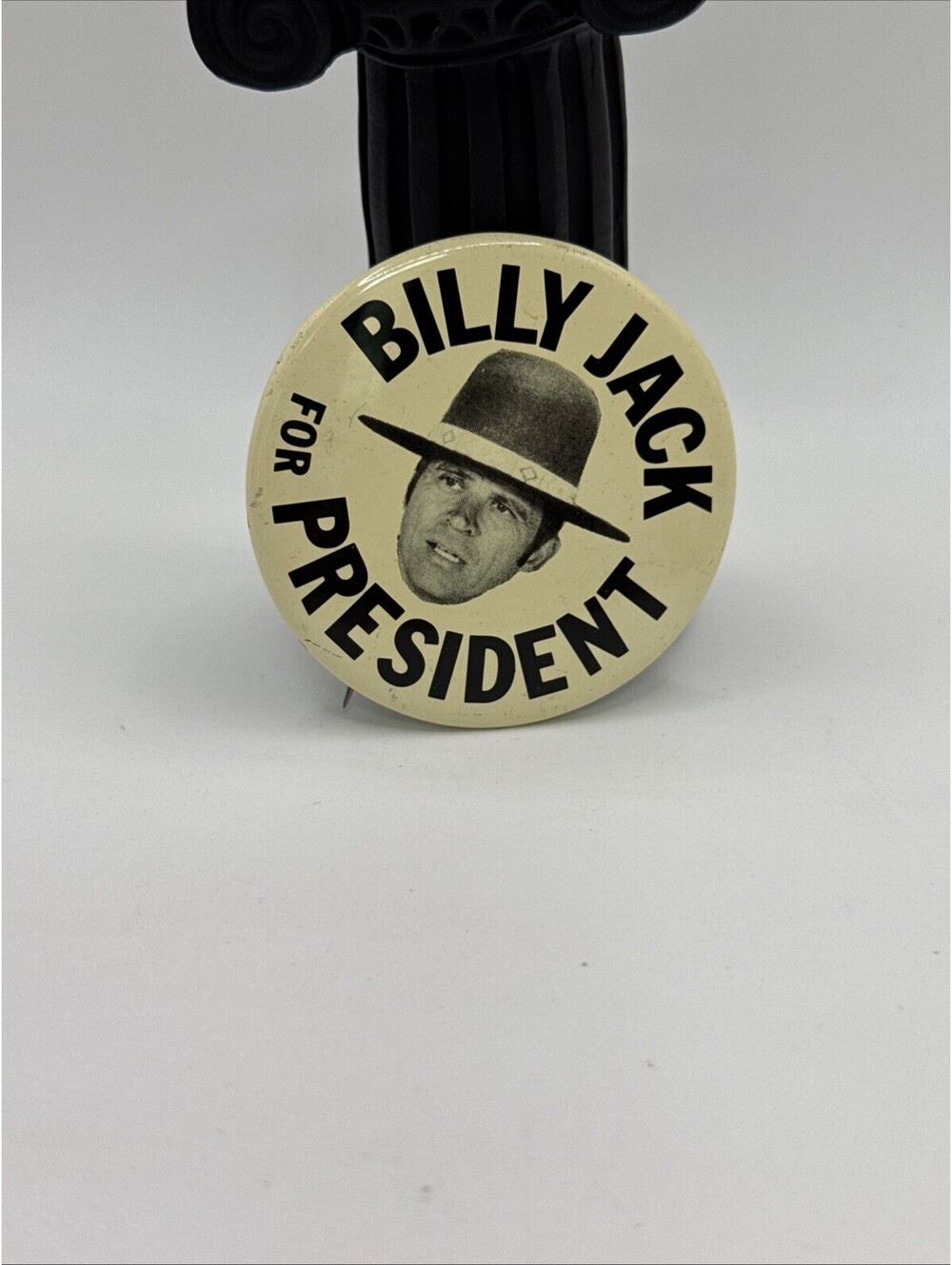 Rare Vintage 1972 Billy Jack For President Campaign Button 2.175”
